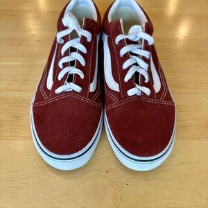 Vans Kids Sneakers in Red and White